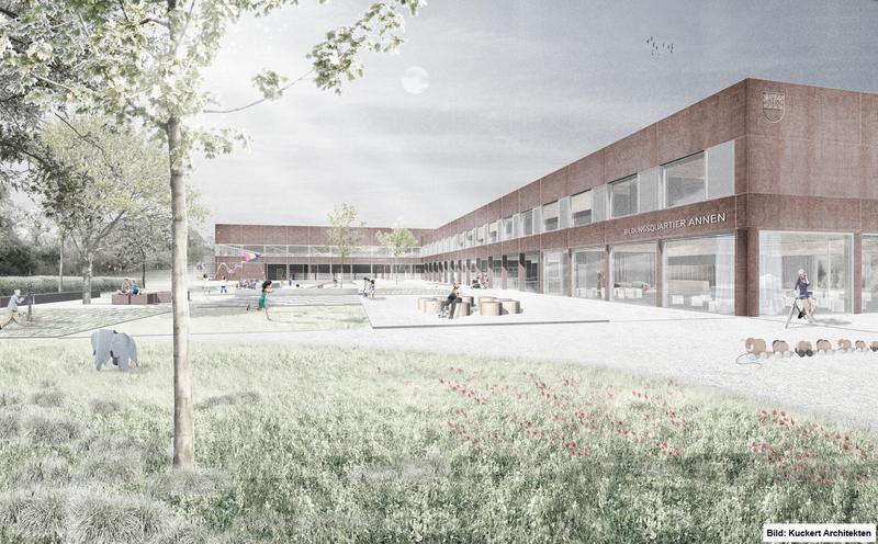Bildungsquartier Annen -Außenansicht Architekten- Bildungsquartier Annen -Außenansicht Architekten-